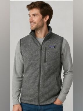 Patagonia Better Sweater Fleece Vest | Men’s XL | Gray Full-Zip